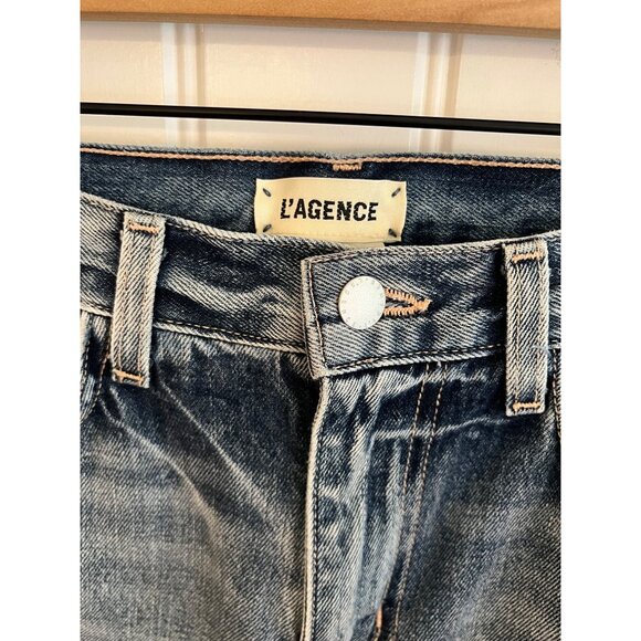L'Agence Adele High Rise Crop Stove‎ Pipe Jeans In Fallbrook Size 27 NWT - Picture 4 of 6